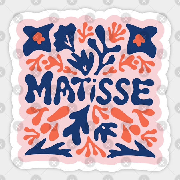 Matisse Leaf Cutouts Sticker by craftydesigns